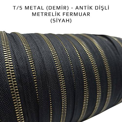 T/5 METAL (DEM�R) - ANT�K D��L� METREL�K FERMUAR (S�YAH)