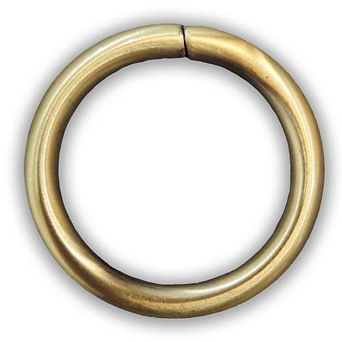 Yuvarlak Halka, Daire, Fral Antik, Brushed Antique