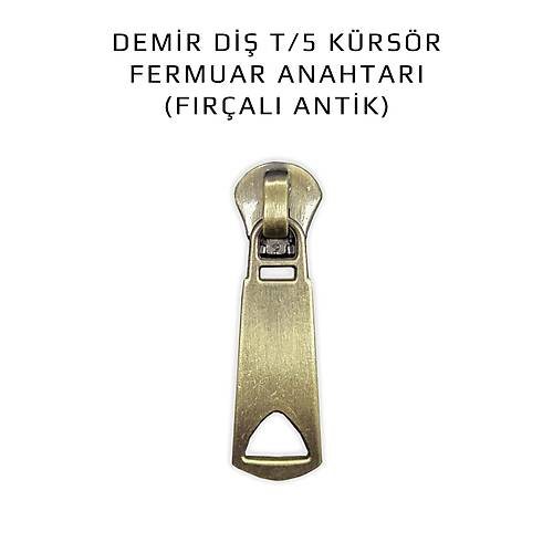 T/5 FERMUAR BA�LI�I - K�RS�R (METAL & DEM�R ve KEM�K D�� UYUMLU) - FIR�ALI ANT�K (KUPA MODEL)