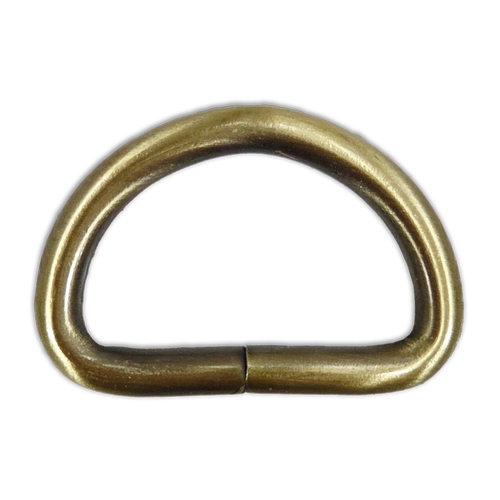 D Halka, 3 cm, F�r�al� Antik, (Brushed Antique)