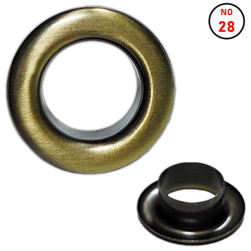 Ku�g�z�, Kaps�l, No:28, F�r�al� Antik, (Brushed Antique) 12 Adet