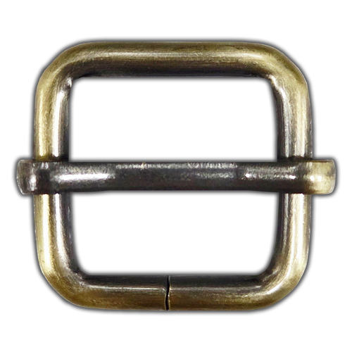 Telli Sap Ayar Tokas�, S�rg�, 2 cm, F�r�al� Antik, (Brushed Antique)