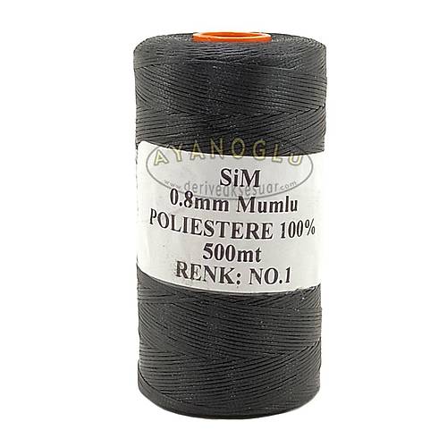 S�M MUMLU �PL�K - 0.8 mm (500 m.) S�YAH NO:1