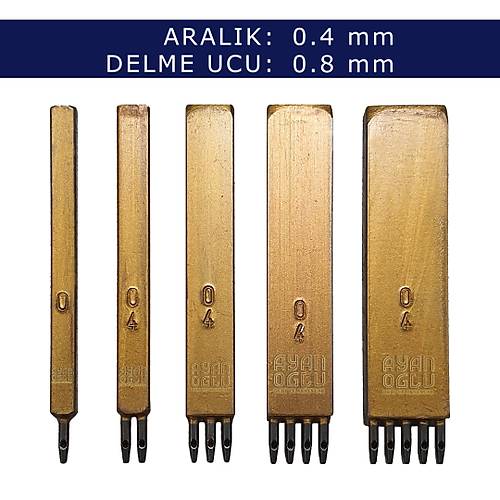 SIRALI DEL�C� ZIMBA - 0.4 MM ARALIK (DELME UCU: 0.8 MM)