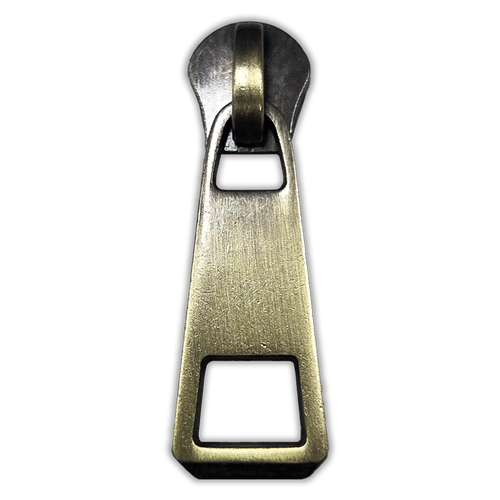 T/5 Fermuar Ba�l��� - K�rs�r (Metal & Demir ve Kemik Di� Uyumlu) - F�r�al� Antik (Tokyo Model)