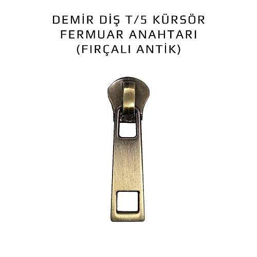 T/5 FERMUAR BA�LI�I - K�RS�R (METAL & DEM�R ve KEM�K D�� UYUMLU) - FIR�ALI ANT�K (PAR�S MODEL)