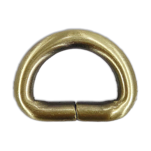 D Halka, 2 cm, Tombul, F�r�al� Antik, (Brushed Antique)