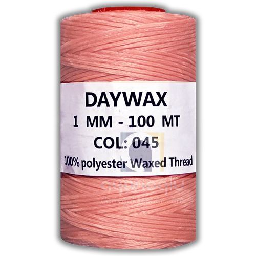 DAYWAX Mumlu �plik, Mercan Pembe (045), 1 mm, 100 metre