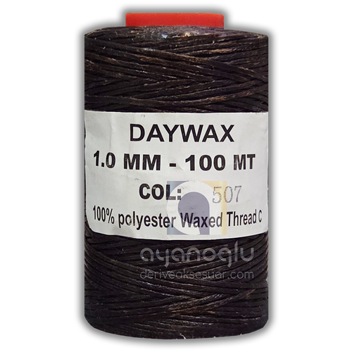 DAYWAX Mumlu �plik, 1 mm, 100 metre, Ac� Kahverengi(507)