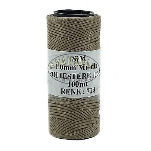 S�M MUMLU �PL�K - 1 mm (100 m.) TOPRAK NO:724