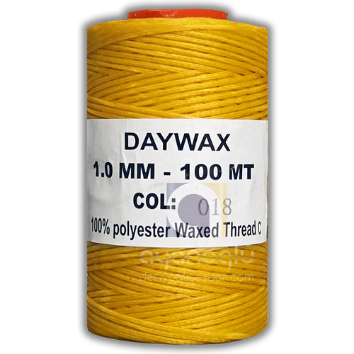 DAYWAX Mumlu �plik, Sar� (018), 1 mm, 100 metre