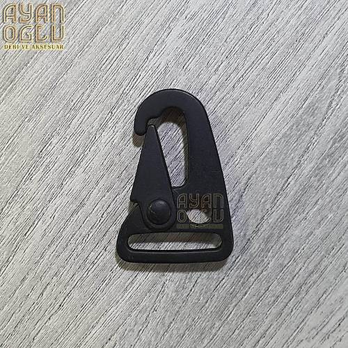 L�X KANCA - S�YAH - 2.5 CM