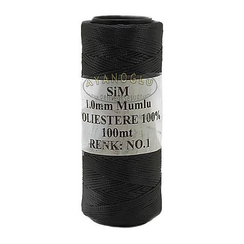 S�M MUMLU �PL�K - 1 mm (100 m.) S�YAH NO:1