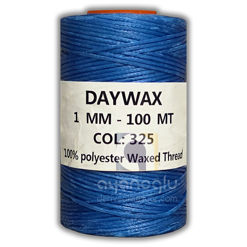 DAYWAX Mumlu �plik, �ivit Mavi (325), 1 mm, 100 metre