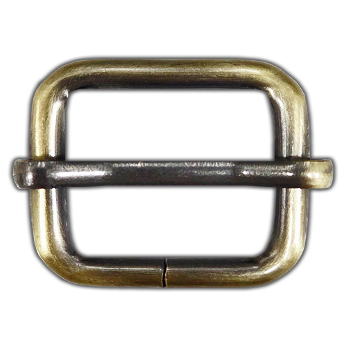 Telli Sap Ayar Tokas�, S�rg�, 2.5 cm, F�r�al� Antik, (Brushed Antique)