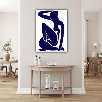 Dekoratif Henri Matisse - Nu Bleu Duvar Kanvas Tablo