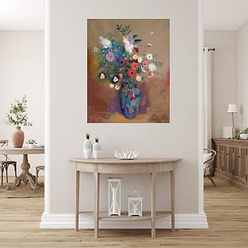 Dekoratif Odilon Redon - Bouquet of Flowers Duvar Kanvas Tablo