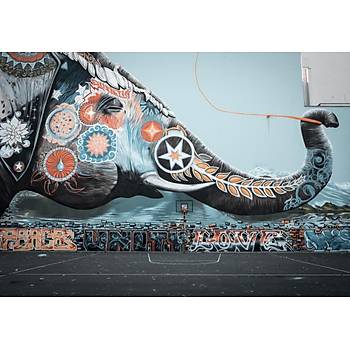 Dekoratif The Elephant Duvar Kanvas Tablo