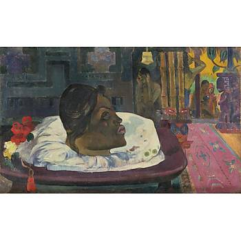Dekoratif Paul Gauguin - Arii Matambe (the Royal End) Duvar Kanvas Tablo