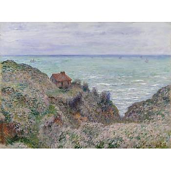 Dekoratif Claude Monet - Cabin of the Customs Watch Duvar Kanvas Tablo