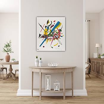 Dekoratif Vasily Kandinsky - Kleine Welten I Duvar Kanvas Tablo