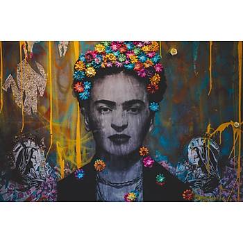 Dekoratif Frida Kahlo Duvar Kanvas Tablo