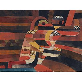 Dekoratif Paul Klee - Lovers Duvar Kanvas Tablo