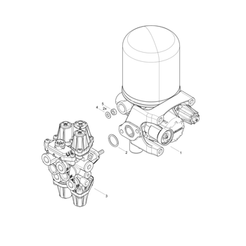 WABCO.93250004000-KURUTUCULU HAVA TAHLYE (WABCO TP) MERCEDES (AXOR-ACTROS)