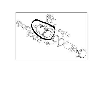 MERCEDES-BENZ (ORJNAL).A0170948902-HAVA FLTRE KAZANI OTOBS ORJNAL MERCEDES (403-404)