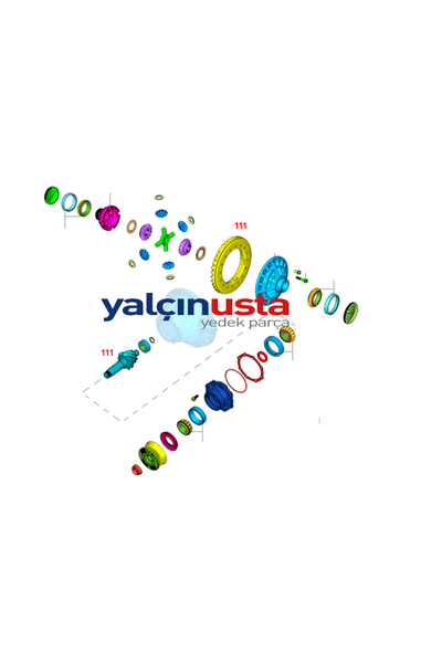 FUWA.CC0103A03 (FC464209KA)-DEFRANS�YEL AYNA MAHRUT� (13/37) (2.846) (FUWA DEFRANS�YEL) FORD (TRUCKS)