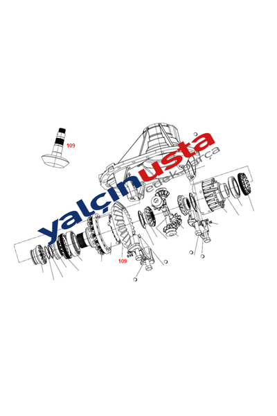 FUWA.CC0177A04 (GC464209BFA-GC464209BFB)-DEFRANSYEL AYNA MAHRUT (ARKA) (25/21) (FUWA DEFRANSYEL) FORD (TRUCKS)