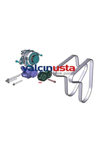 FORD OTOSAN (ORJNAL).EC466A228AA (T212974)-KAYI ZAMANLAMA GERGS ORJNAL FORD TRUCKS