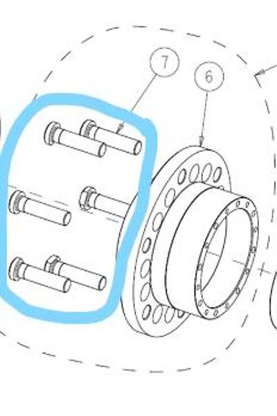 KARSAN.2210694AA-TEKER SAPLAMA M18 ATAK/STAR (ARKA B�JON)