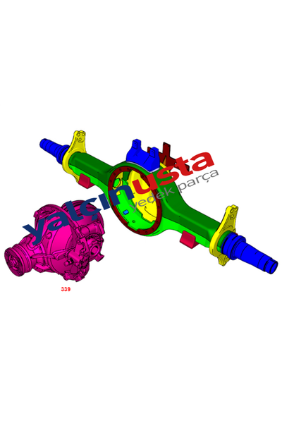 FUWA.FC464200RA-DEFRANS�YEL KOMPLE (4.87) (FUWA DEFRANS�YEL) FORD TRUCKS