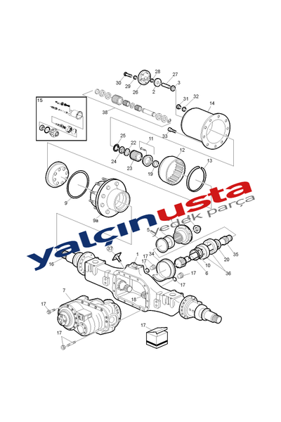 MERITOR.1865 (3191865)-AKS M�L SA� ��FT �EKER (116.5 CM) FORD (TRUCKS)-VOLVO (TRUCKS)