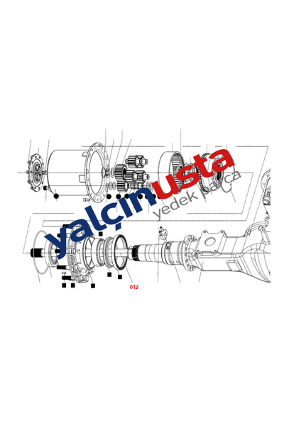 FUWA.EN0061M01 (FC464235EB)-DEFRANS�YEL ARKA AKS M�L (FUWA DEFRANS�YEL) FORD (TRUCKS)