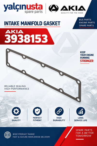 AKIA ORIGINAL.3938153-INTAKE MANIFOLD COVER GASKET AKIA BUS