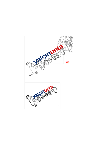 FORD OTOSAN (ORJNAL).DC466H007AA (T204084)-TERMOSTAT CONTA KT ORJNAL FORD TRUCKS