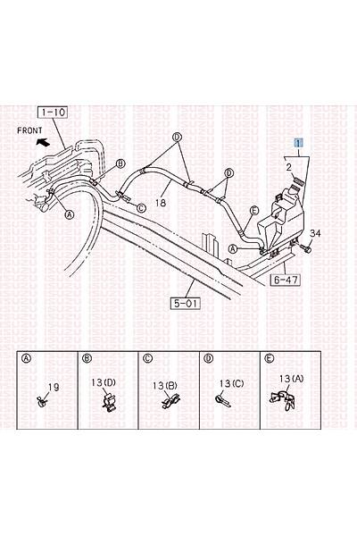 ISUZU (OR�J�NAL).897387632101-YEDEK SU DEPO OR�J�NAL ISUZU NPR75-NNR-NLR
