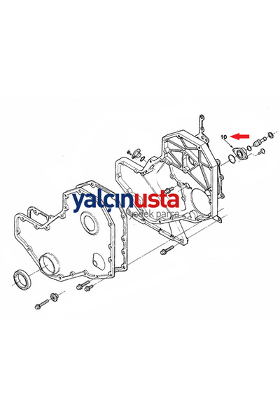 CUMMINS ORIGINAL.3905933-HOUS�NG,T�M�NG P�N CUMMINS ENG�NE