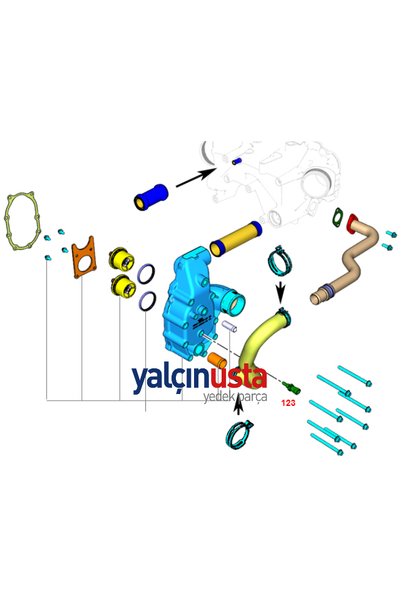 FORD OTOSAN (OR�J�NAL).GC469T305AA (T219449)-MOTOR HARARET VE YAKIT SICAKLIK M���R� OR�J�NAL FORD TRUCKS