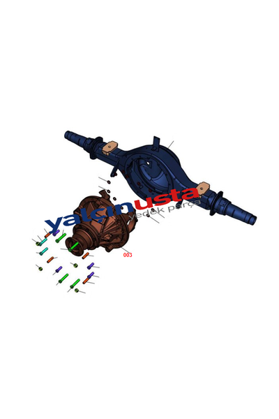 FUWA.AX0146A09 (FC464200JAA) (FC464200JAB)-DEFRANS�YEL KOMPLE (8/41) (5.13) (FUWA DEFRANS�YEL) FORD (TRUCKS)