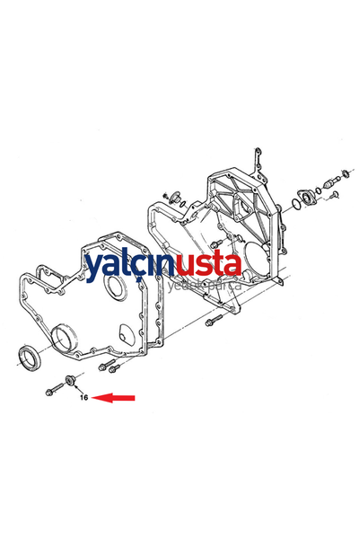 CUMMINS ORIGINAL.3912772-RETA�NER BELT CUMMINS ENG�NE