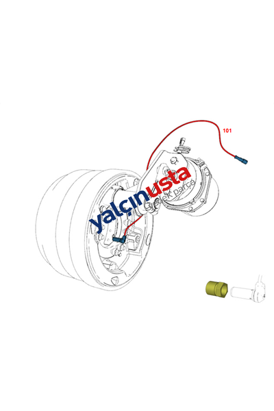 FORD OTOSAN (ORJNAL).98CT2B372AA (T106733)-ABS DEVR LER SENSR KABLO ORJNAL FORD TRUCKS