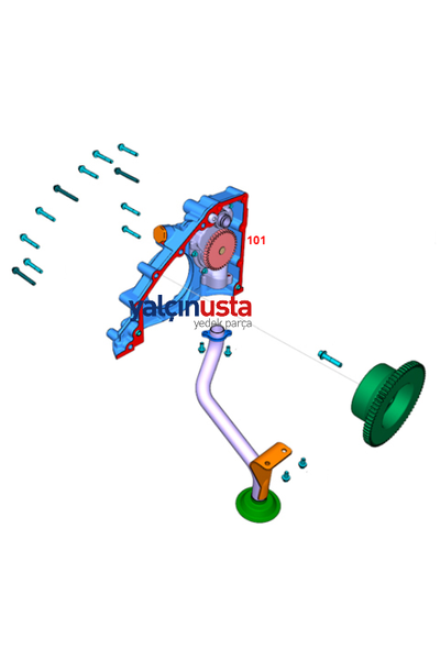 FORD OTOSAN (OR�J�NAL).6C466600FC (T208859)-MOTOR YA� POMPA OR�J�NAL FORD TRUCKS