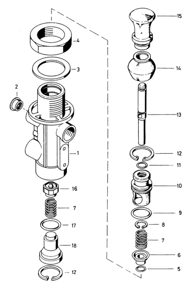 WABCO.4630131120-EKSOZ FREN VALF VOLVO-FORD-DAF-EVOBUS-MERCEDES