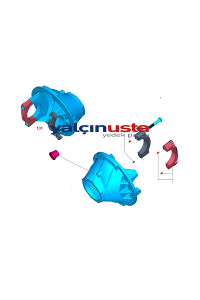 FUWA.2SBA0001A07 (FC464017AA)-DEFRANSYEL BUATI (FUWA DEFRANSYEL) FORD (TRUCKS)