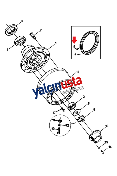 BMC ORIGINAL.GN104051 M-SCREW RING THREADED BMC BUS