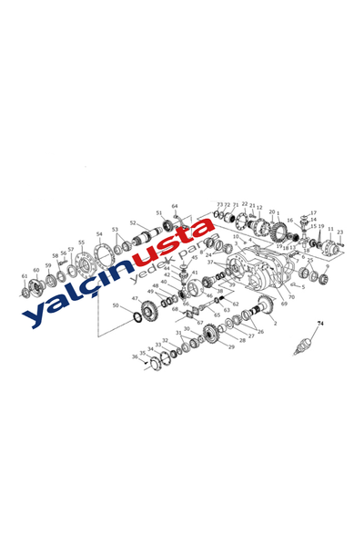 MERITOR.A33200S2411132-�N D�FERANS�YEL KOMPLE ��FT �EKER FORD (TRUCKS)-VOLVO (TRUCKS)-RENAULT (TRUCKS)