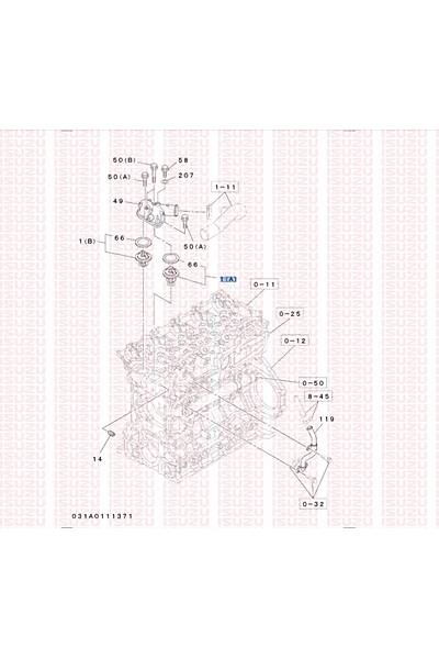 ISUZU (OR�J�NAL).897300790351-TERMOSTAT (82�C) OR�J�NAL ISUZU NQR